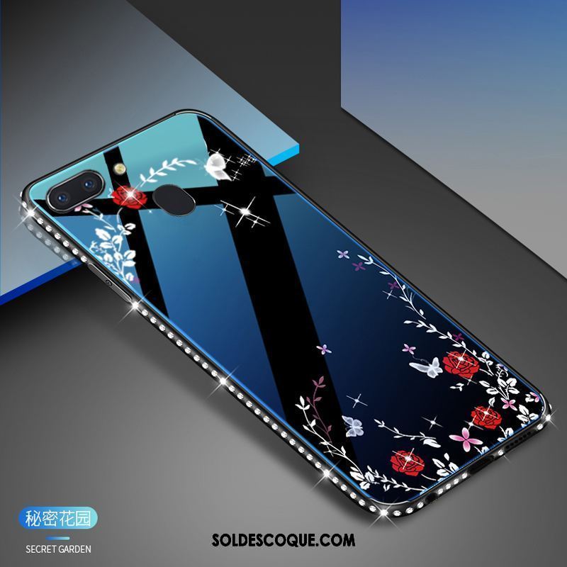 Coque Oppo R15 Pro Blanc Verre Trempé Étui Téléphone Portable Housse Soldes