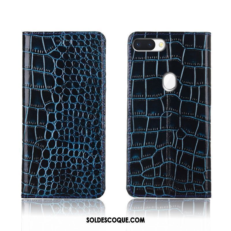 Coque Oppo R15 Pro Cuir Véritable Tout Compris Crocodile Incassable Étui En Cuir Pas Cher