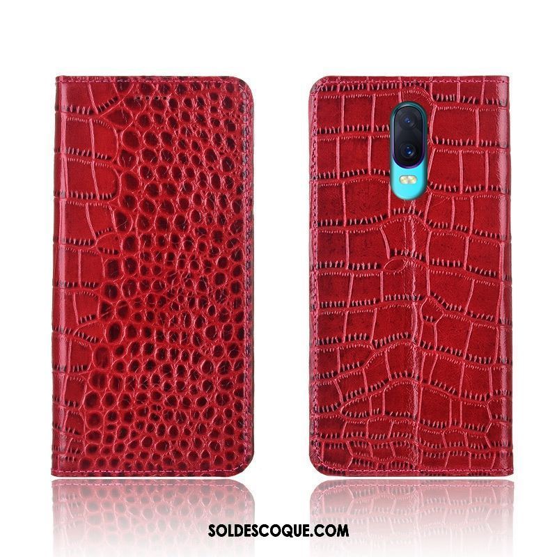 Coque Oppo R15 Pro Cuir Véritable Tout Compris Crocodile Incassable Étui En Cuir Pas Cher