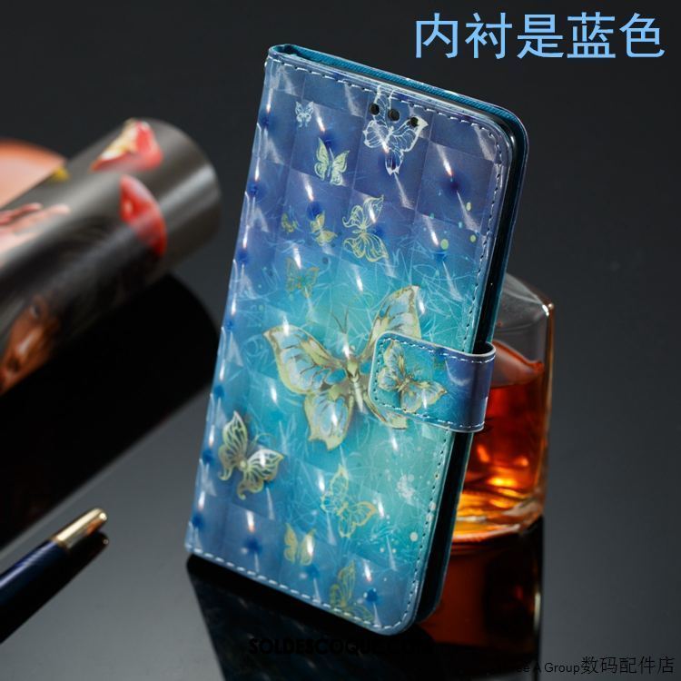 Coque Oppo R15 Pro Dessin Animé Fluide Doux Bleu Tout Compris Téléphone Portable Pas Cher