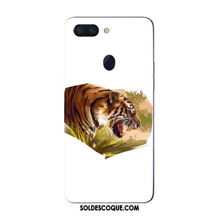 Coque Oppo R15 Pro Fluide Doux Tigre Blanc Protection Étui En Vente