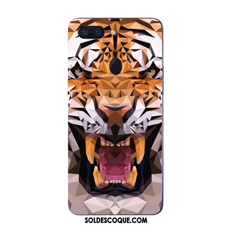 Coque Oppo R15 Pro Fluide Doux Tigre Blanc Protection Étui En Vente