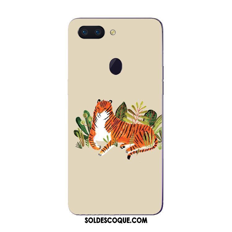 Coque Oppo R15 Pro Fluide Doux Tigre Blanc Protection Étui En Vente