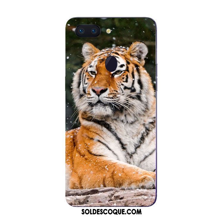 Coque Oppo R15 Pro Fluide Doux Tigre Blanc Protection Étui En Vente