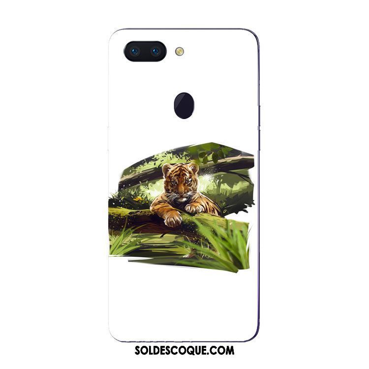 Coque Oppo R15 Pro Fluide Doux Tigre Blanc Protection Étui En Vente