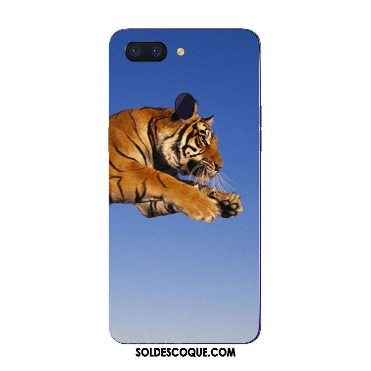 Coque Oppo R15 Pro Fluide Doux Tigre Blanc Protection Étui En Vente