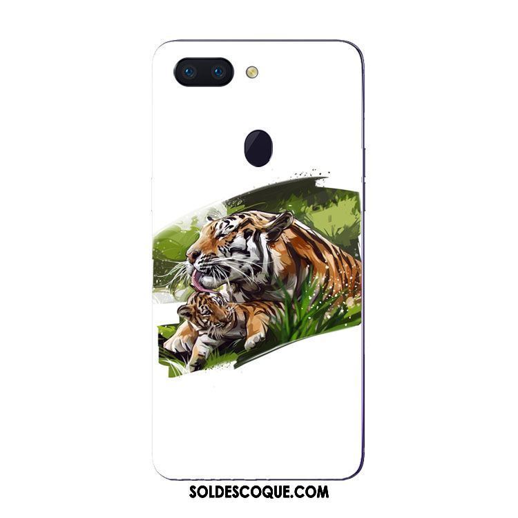 Coque Oppo R15 Pro Fluide Doux Tigre Blanc Protection Étui En Vente