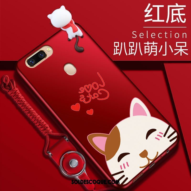 Coque Oppo R15 Pro Incassable Fluide Doux Rouge Téléphone Portable Tout Compris Pas Cher