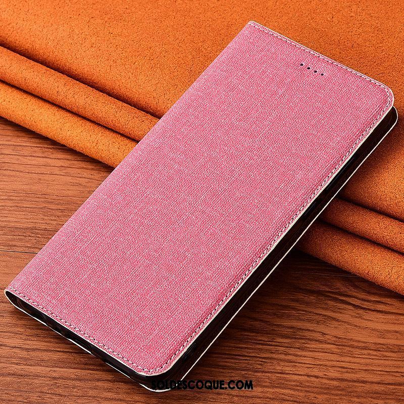 Coque Oppo R15 Pro Incassable Fluide Doux Silicone Lin Étui En Cuir Pas Cher