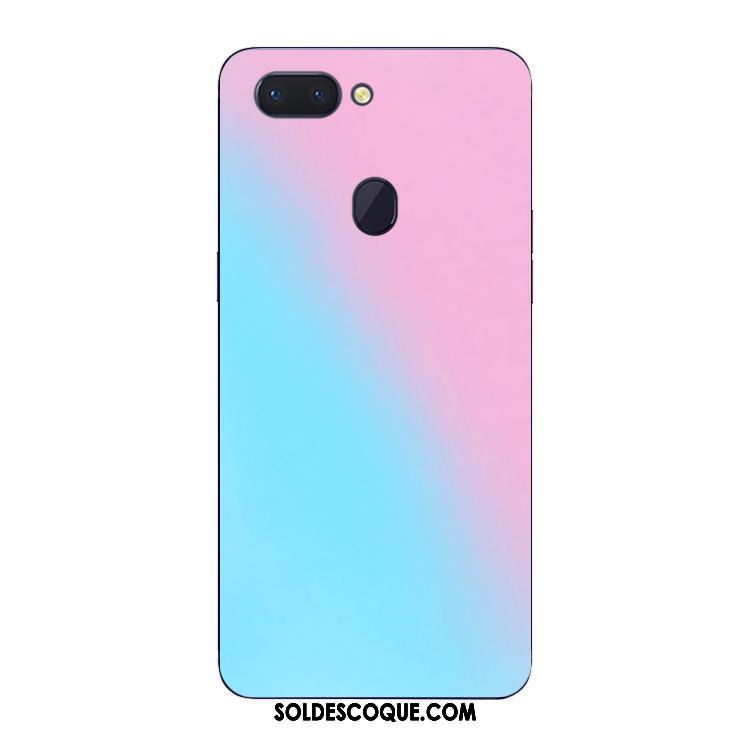 Coque Oppo R15 Pro Personnalité Simple Dégradé Fluide Doux Étui Soldes