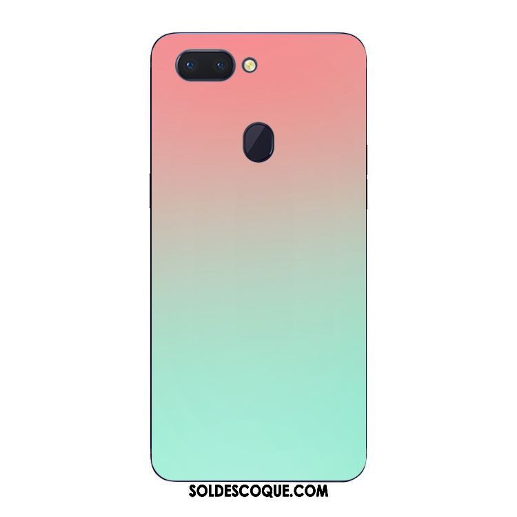 Coque Oppo R15 Pro Personnalité Simple Dégradé Fluide Doux Étui Soldes