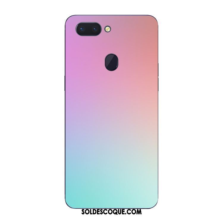 Coque Oppo R15 Pro Personnalité Simple Dégradé Fluide Doux Étui Soldes