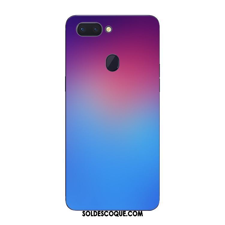 Coque Oppo R15 Pro Personnalité Simple Dégradé Fluide Doux Étui Soldes