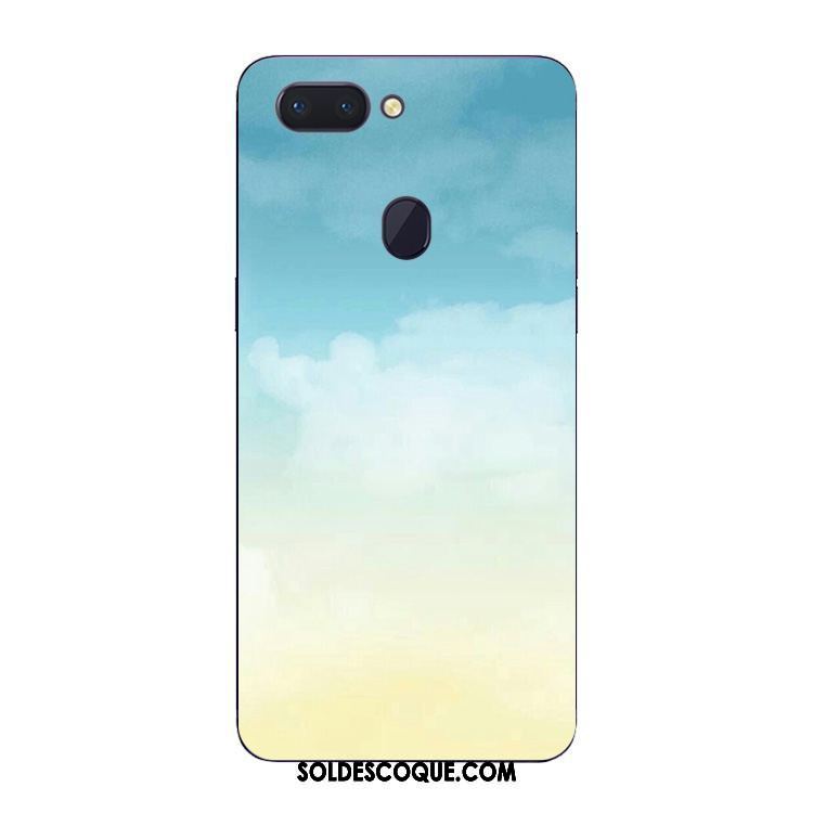 Coque Oppo R15 Pro Personnalité Simple Dégradé Fluide Doux Étui Soldes