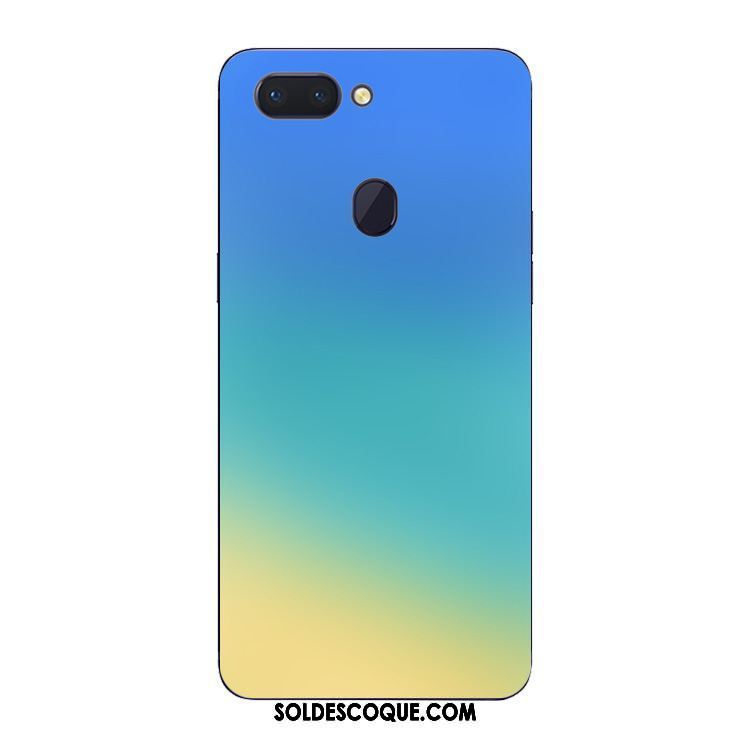 Coque Oppo R15 Pro Personnalité Simple Dégradé Fluide Doux Étui Soldes