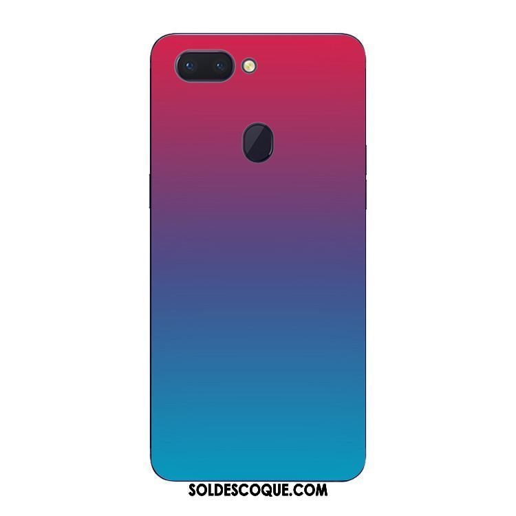 Coque Oppo R15 Pro Personnalité Simple Dégradé Fluide Doux Étui Soldes