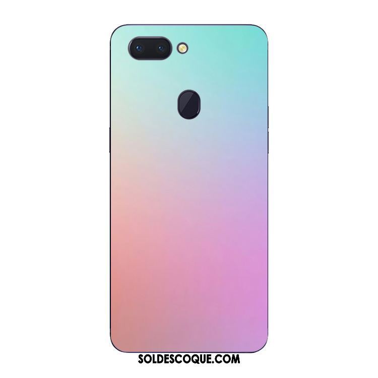 Coque Oppo R15 Pro Personnalité Simple Dégradé Fluide Doux Étui Soldes