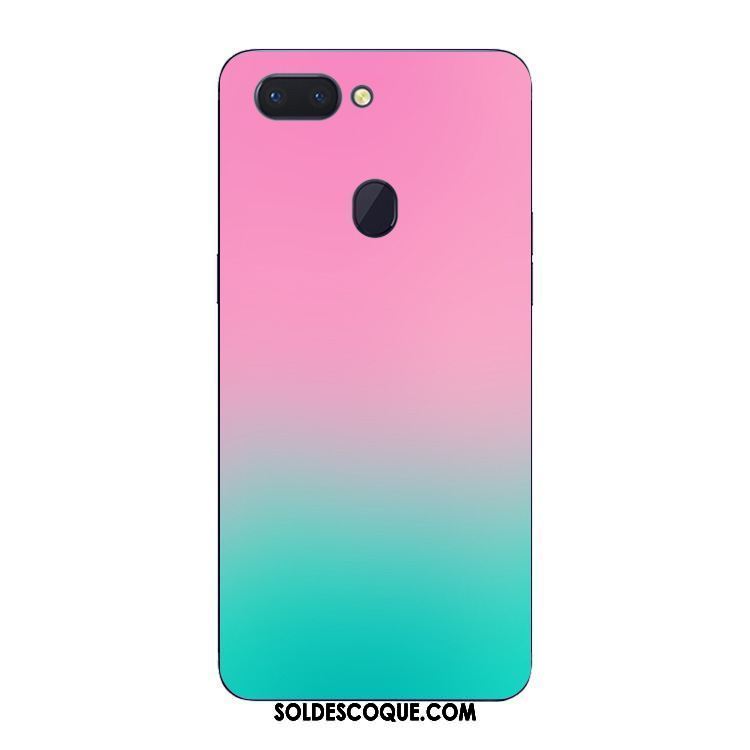 Coque Oppo R15 Pro Personnalité Simple Dégradé Fluide Doux Étui Soldes