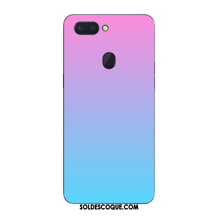 Coque Oppo R15 Pro Personnalité Simple Dégradé Fluide Doux Étui Soldes