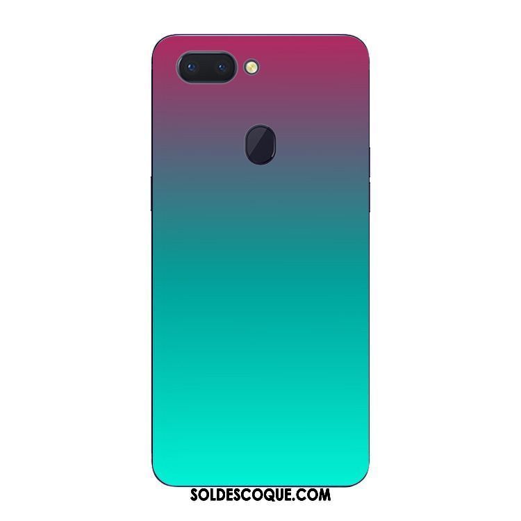 Coque Oppo R15 Pro Personnalité Simple Dégradé Fluide Doux Étui Soldes