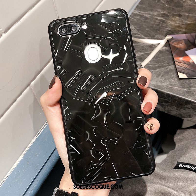 Coque Oppo R15 Pro Personnalité Téléphone Portable Miroir Losange Verre En Vente