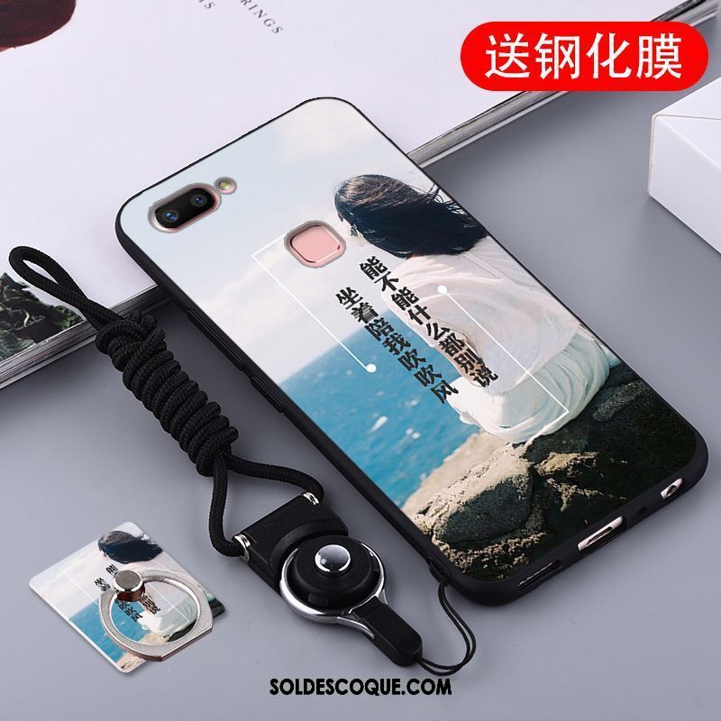 Coque Oppo R15 Pro Tout Compris Fluide Doux Gris Protection Dessin Animé En Vente