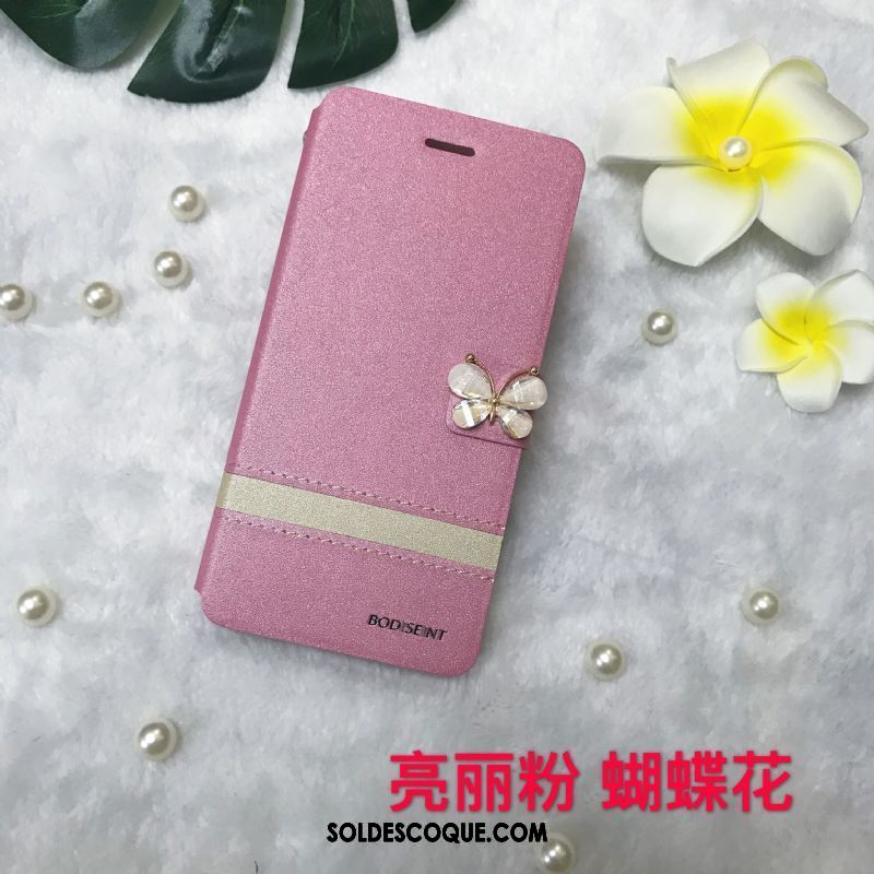 Coque Oppo R15 Pro Étui En Cuir Clamshell Fluide Doux Téléphone Portable Rose En Vente