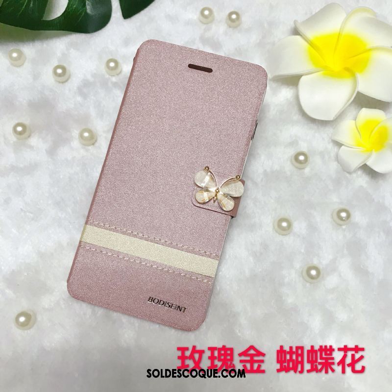 Coque Oppo R15 Pro Étui En Cuir Clamshell Fluide Doux Téléphone Portable Rose En Vente