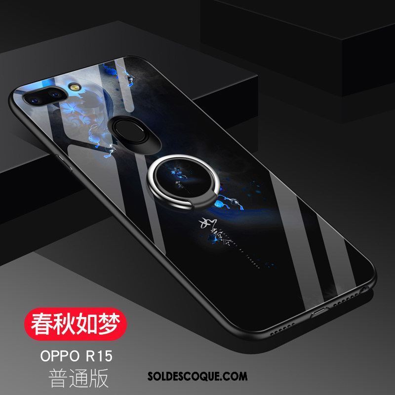 Coque Oppo R15 Protection Tendance Verre Étui Étoile En Vente