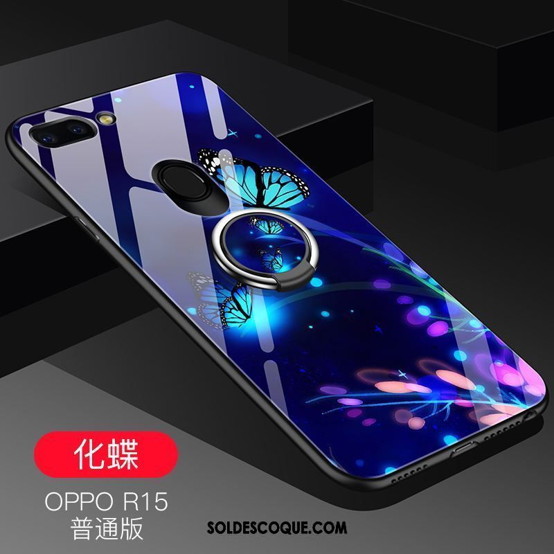 Coque Oppo R15 Protection Tendance Verre Étui Étoile En Vente