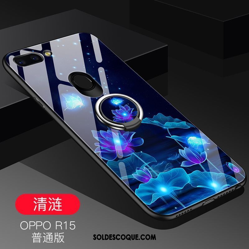 Coque Oppo R15 Protection Tendance Verre Étui Étoile En Vente