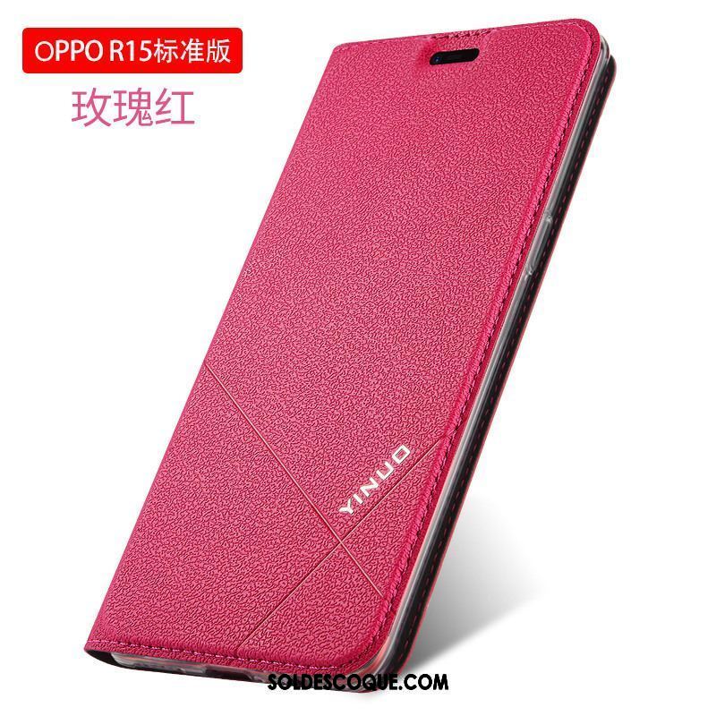 Coque Oppo R15 Silicone Clamshell Téléphone Portable Protection Noir En Vente