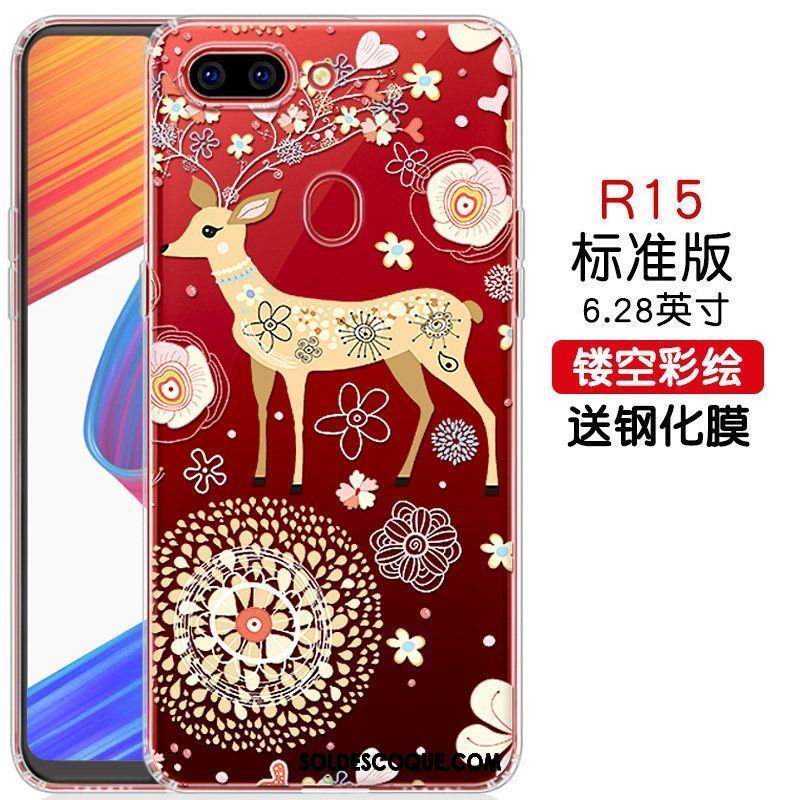 Coque Oppo R15 Tendance Silicone Téléphone Portable Étui Incassable Soldes