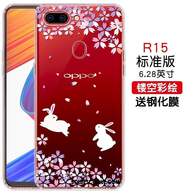 Coque Oppo R15 Tendance Silicone Téléphone Portable Étui Incassable Soldes