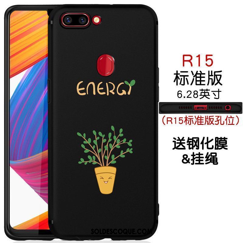 Coque Oppo R15 Tendance Silicone Téléphone Portable Étui Incassable Soldes