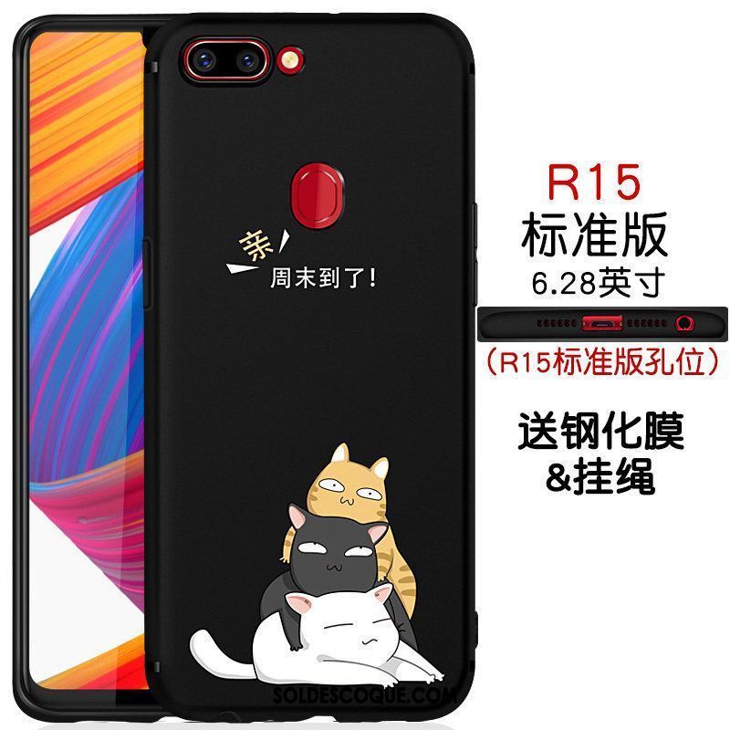 Coque Oppo R15 Tendance Silicone Téléphone Portable Étui Incassable Soldes