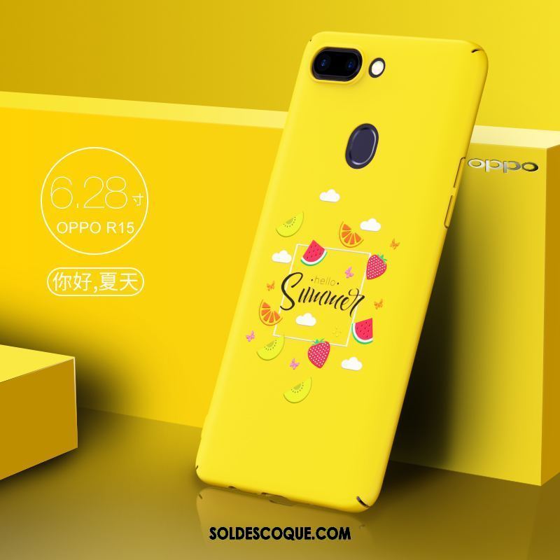 Coque Oppo R15 Téléphone Portable Créatif Dessin Animé Tendance Rose Soldes