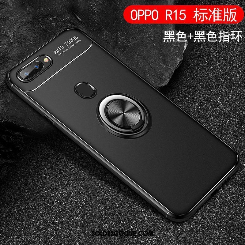 Coque Oppo R15 Téléphone Portable Étui Rouge Anneau Marque De Tendance En Vente