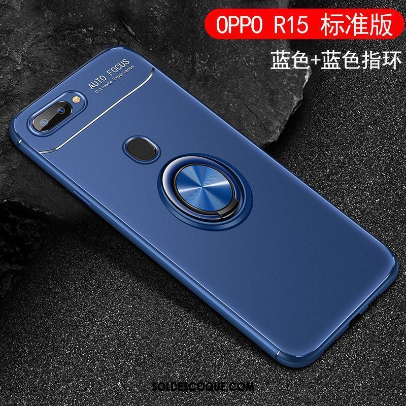 Coque Oppo R15 Téléphone Portable Étui Rouge Anneau Marque De Tendance En Vente