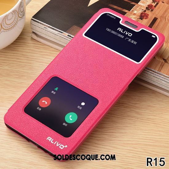 Coque Oppo R15 Étoile Clamshell Or Tout Compris Incassable En Vente