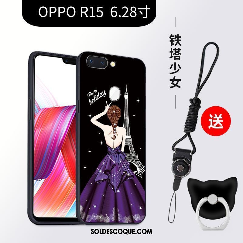 Coque Oppo R15 Étoile Tout Compris Silicone Étui Dessin Animé Housse Pas Cher