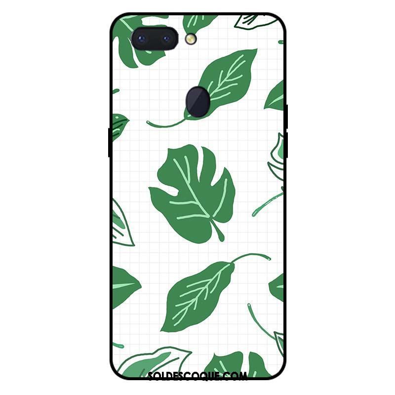 Coque Oppo R15 Étui Téléphone Portable Vert Personnalité Fluide Doux Pas Cher