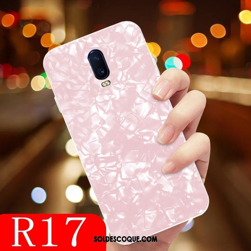 Coque Oppo R17 Clair Fluide Doux Étui Étoile Blanc France