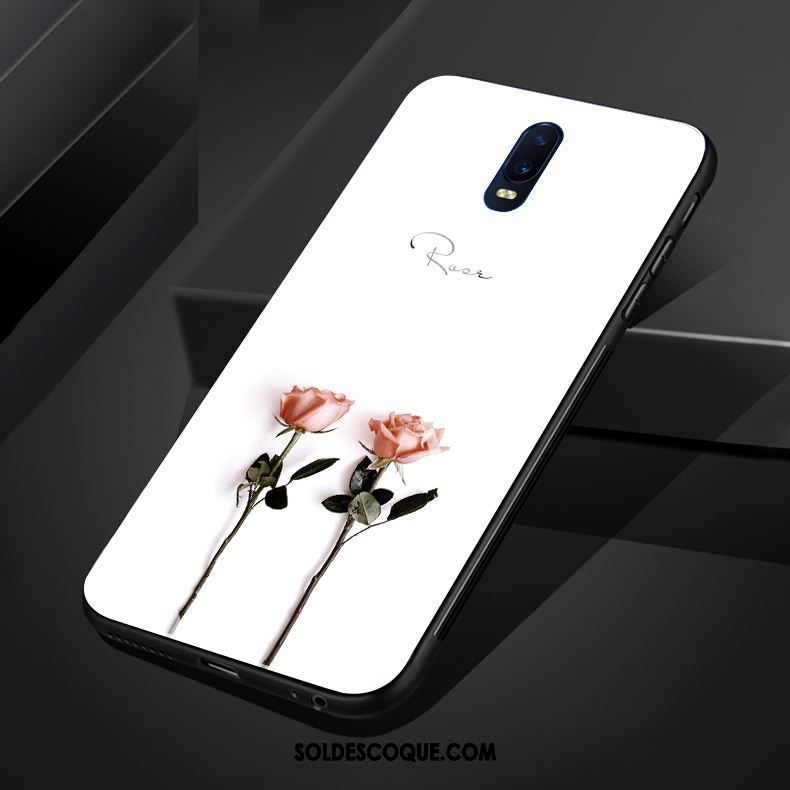 Coque Oppo R17 Incassable Fleurs Frais Simple Art En Ligne