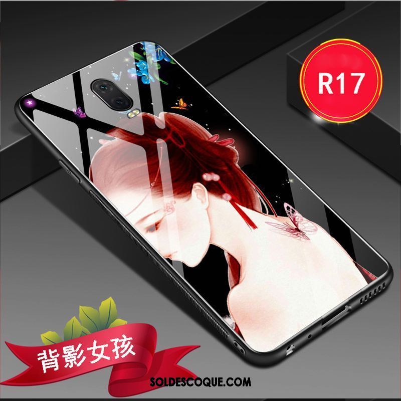 Coque Oppo R17 Incassable Ornements Suspendus Violet Tempérer Personnalité Pas Cher