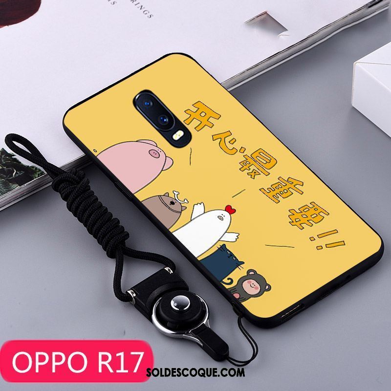 Coque Oppo R17 Incassable Étui Protection Silicone Téléphone Portable Soldes