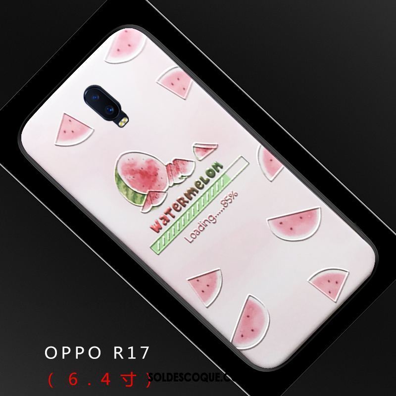 Coque Oppo R17 Personnalité Fluide Doux Silicone Créatif Étui En Vente