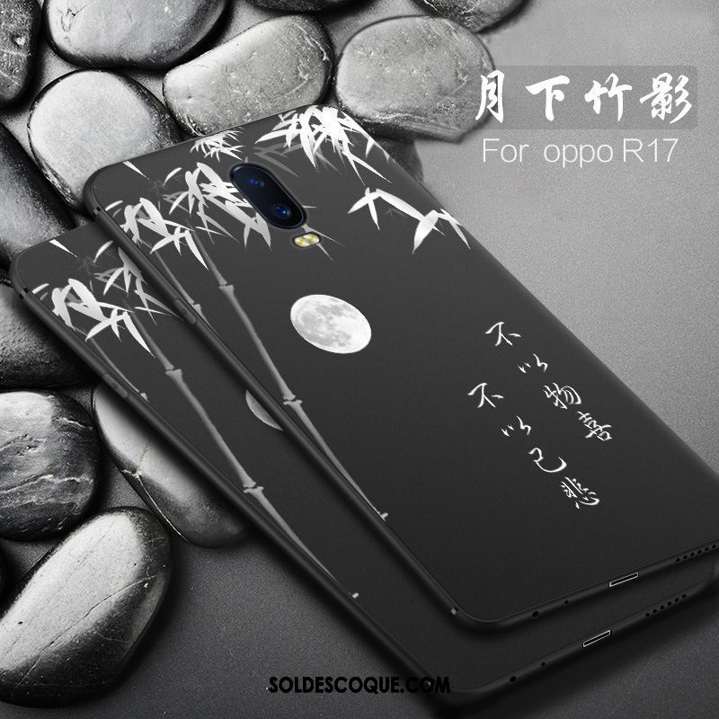 Coque Oppo R17 Personnalité Protection Délavé En Daim Nouveau Amoureux Soldes