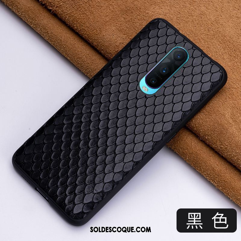 Coque Oppo R17 Pro Créatif Cuir Véritable Luxe Incassable Étui En Cuir En Ligne