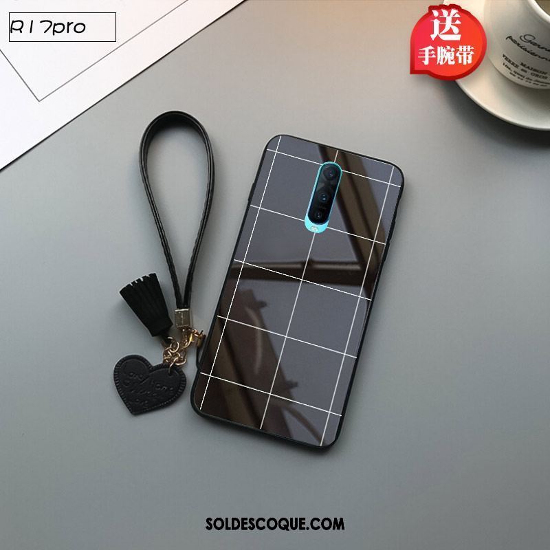 Coque Oppo R17 Pro Créatif Téléphone Portable Net Rouge Étui Verre En Vente